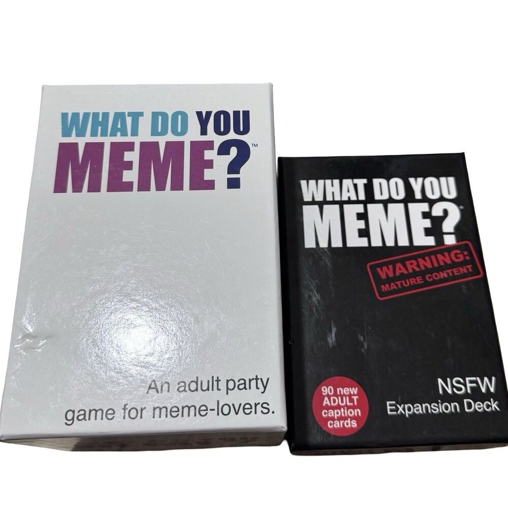 What Do You Meme Refresh Adult Party Game Plus NSFW Expansion Pack